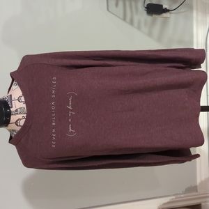Maroon thin sweater